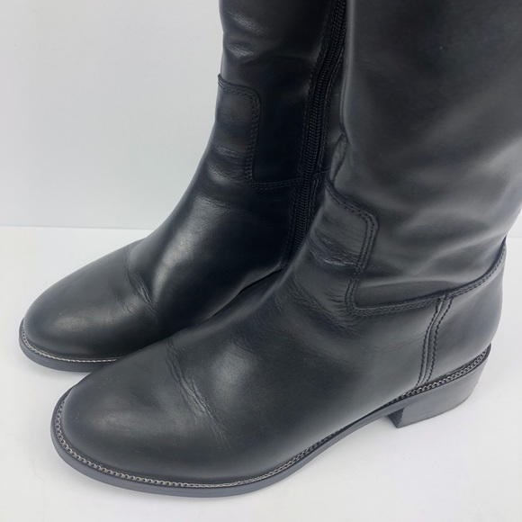 FrancoSarto Belaire Black Riding Boots. 5 1/2. - Picture 4 of 9